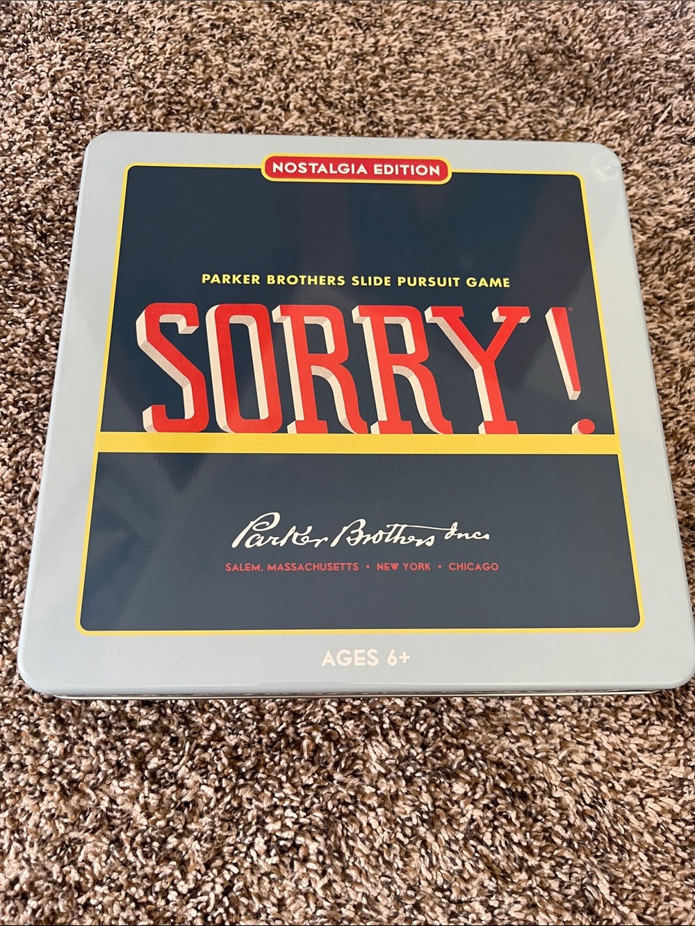 Hasbro Sorry! Nostalgia Edition Board Game - Picture 4 of 7